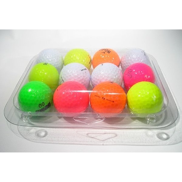 Visipak Thermoform-CLAMSHELL-#112-1-0.015-PVC-CLEAR-12 BALL EGGSHELL BOTTOM, 250PK 112-1TF